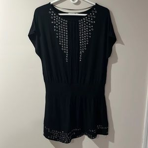 Studded Black Tunic